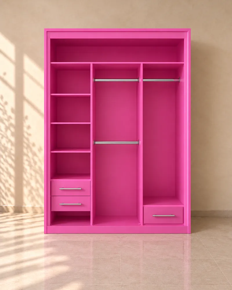 Clóset abierto fucsia